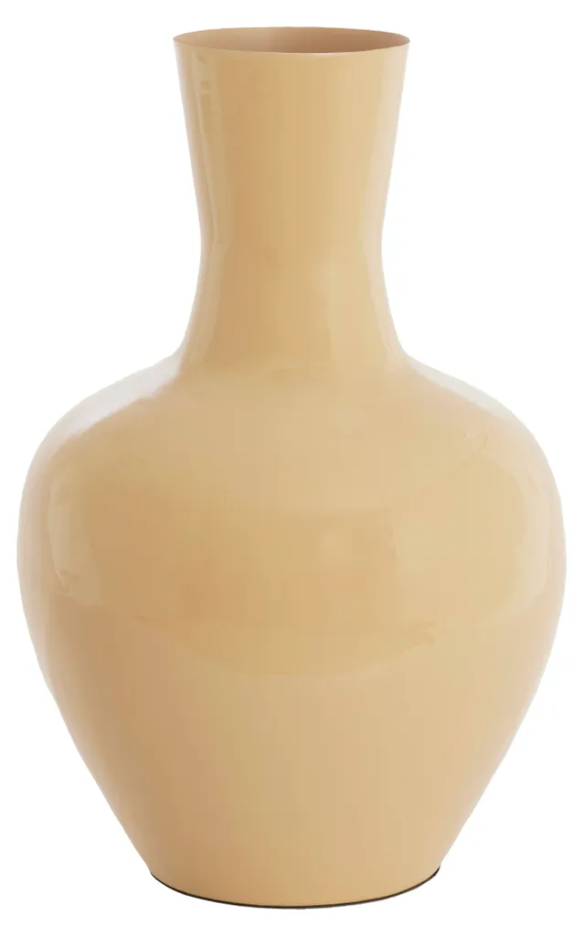 Vase NANA en sable brillant Ø44x69 cm - Grande jarre décorative moderne
