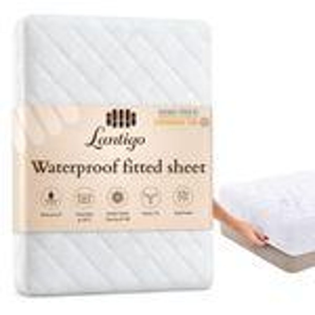Lantigo Nepremokavá plachta 180x200 cm, prešívaný chránič Obrázok produktu 