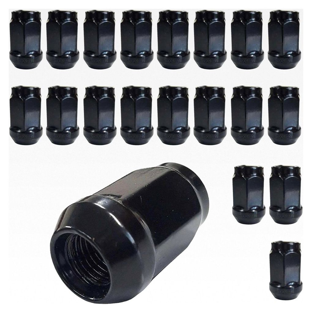 20 Radmutter M12x1,25 60° Kegelbund geschlossen SW 19mm 20-