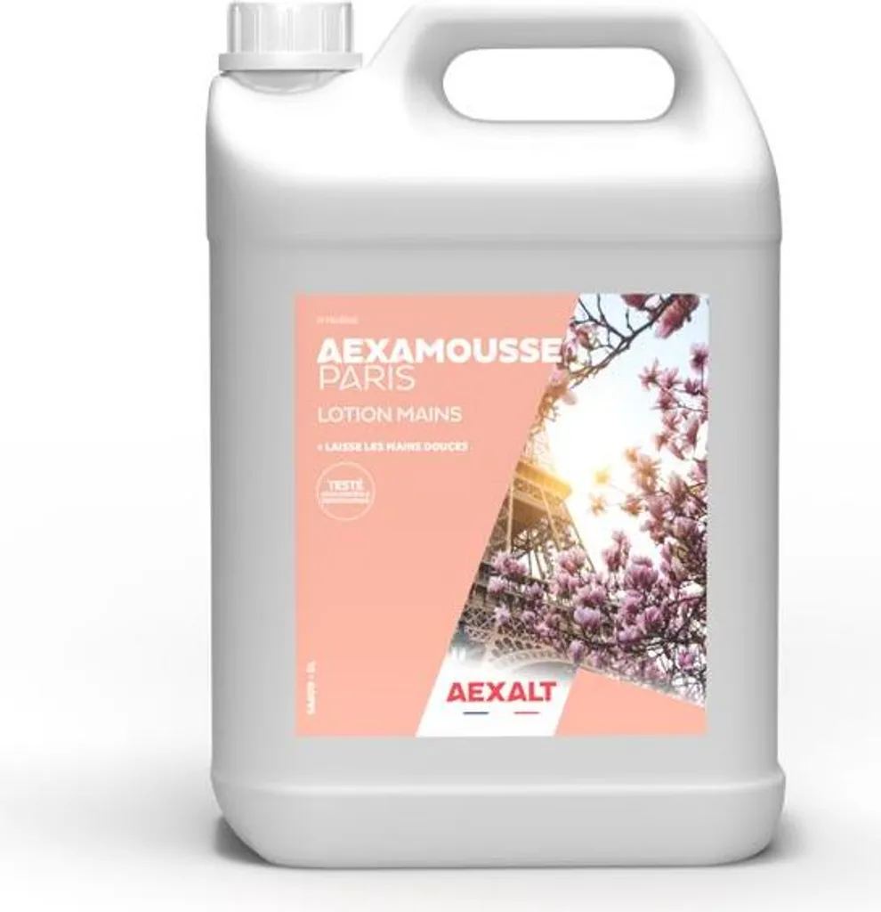 Crème Lavante Mains Aexalt bidon de 5L au Nettoyage Puissant et Hydratant