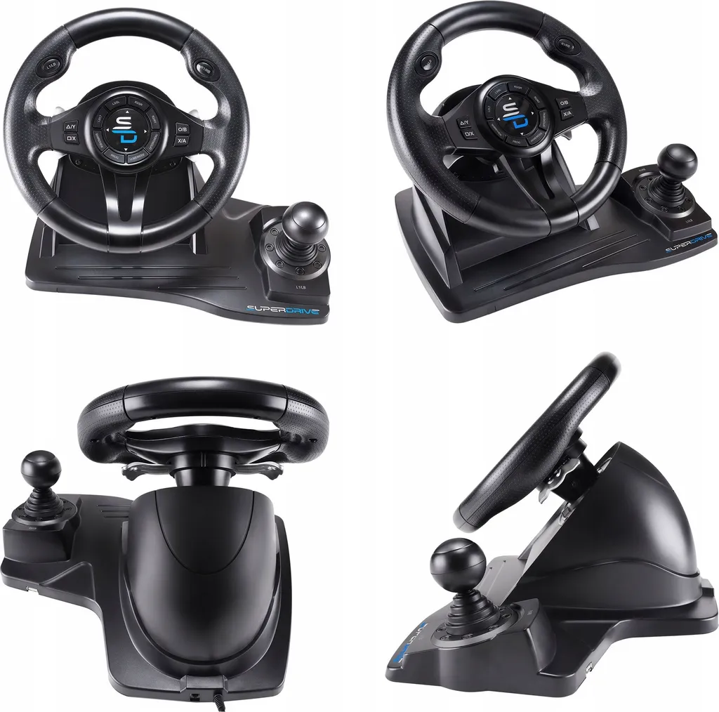 Set Racing Superdrive GS550: Volante e Pedali Programmabili Multi-Piattaforma - 9