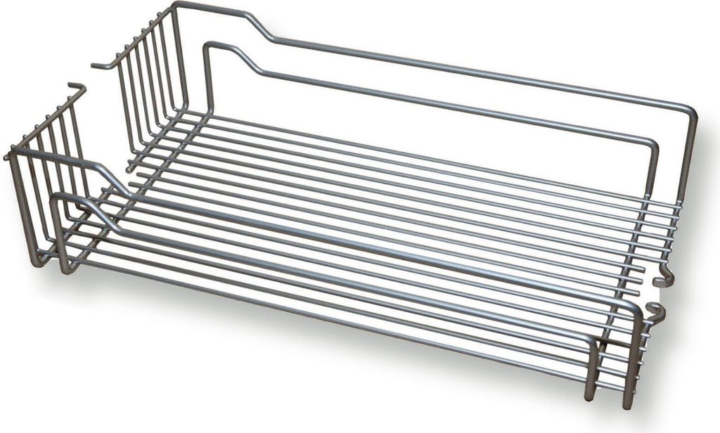 Kesseböhmer 5 Stück Einhängekörbe für Hochschrank Dispensa / Drahtkörbe für 30er Apothekerschrank / 250 x 467 x 110 mm /