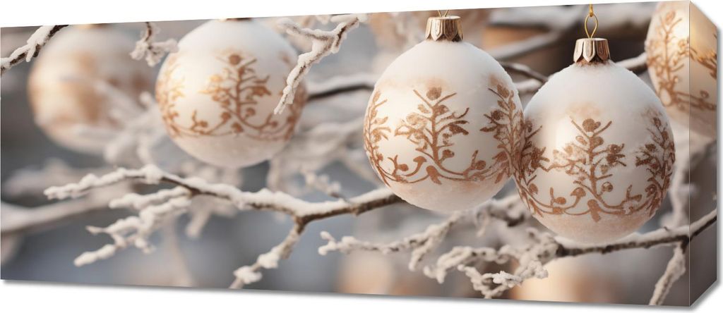 Bild 70x30cm Winterliche Pracht