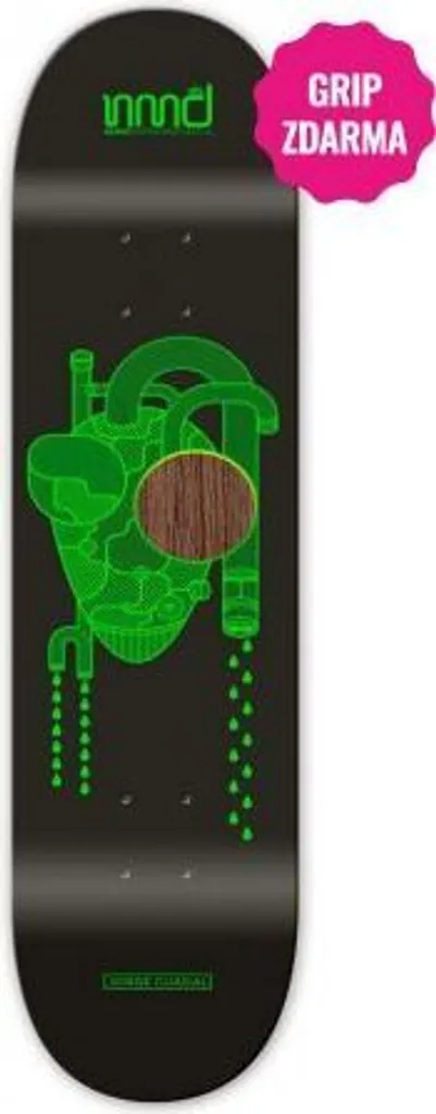 NOMAD Skateboard Verde Farina 8.0 | Deck da Viaggio e Street Session