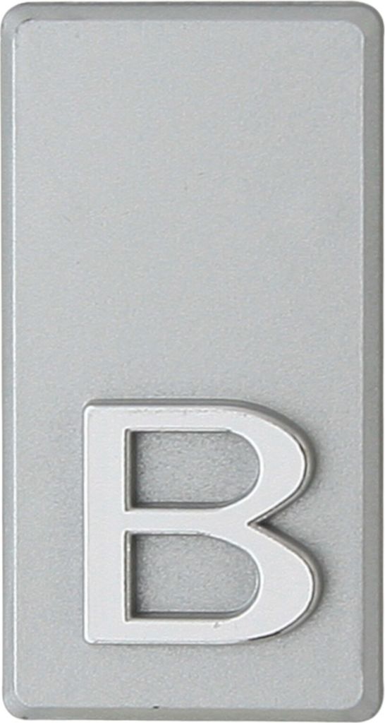 DOMINO Buchstabe Briefkasten Selbstklebend – B | 3D Türbuchstabe Aufkleber | Hausbuchstabe Klebend | Klebebuchstaben Wetterfest | Buchstaben zum...