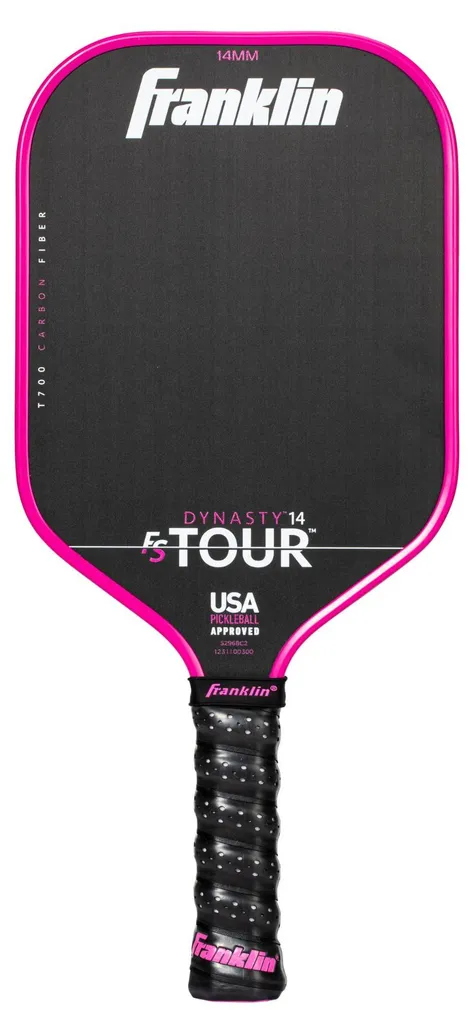 Pagaie Pickleball Franklin FS Tour Dynasty 14mm Carbone contre Vibrations