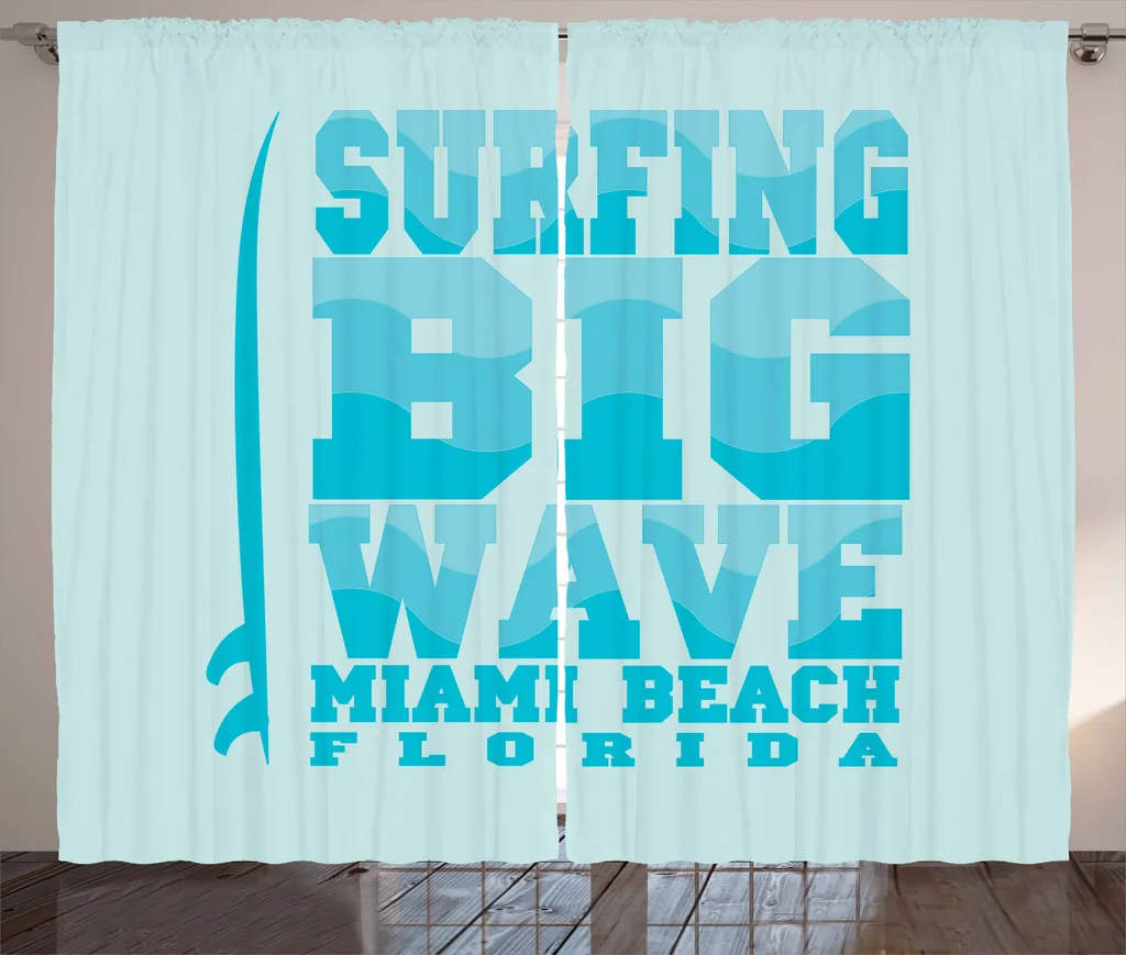 Tenda Soggiorno Surf Big Wave Miami ABAKUHAUS - Stile Oceanico