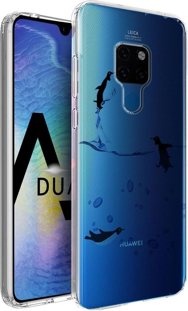 Conie Aufdruck Silikon Schutzhülle für Huawei Mate 20 Tasche Case Bild Cover Bumper TPU Hülle als Motiv 05