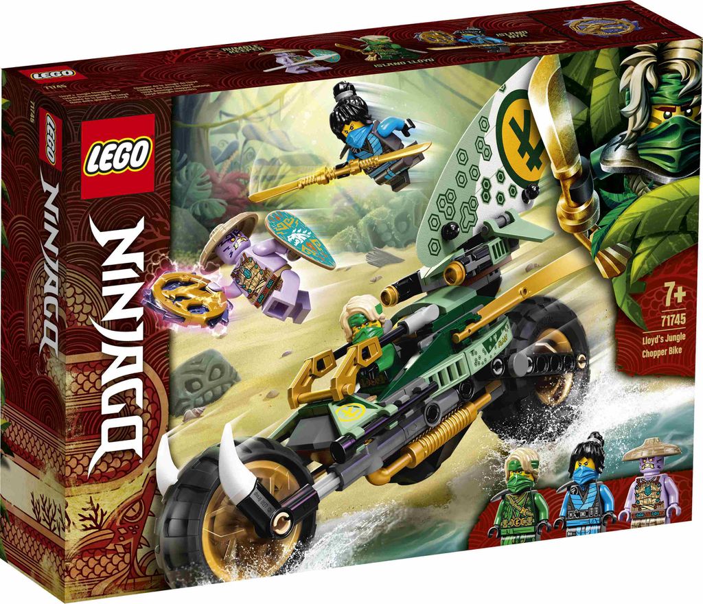 LEGO 71745 NINJAGO Lloyds Dschungel-Bike Bauset, Spielzeug Produktbild 