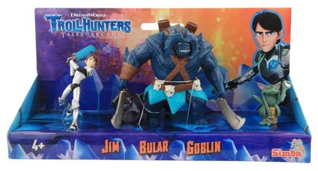Figurine dei cacciatori di troll Jim, Bular e Goblin, set Immagine del prodotto 