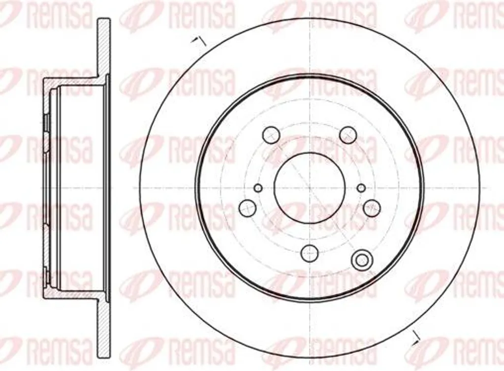 Disque de frein REMSA 61350.00 : stop aux vibrations sur Verso