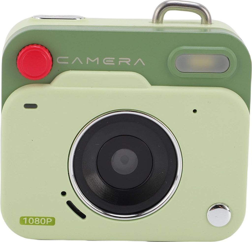 Kleine Digitalkamera 1080P 48MP 1,77 Zoll Bildschirm 6 Filter Auto Zyklus Aufnahme Schlüsselanhänger Videokamera für Campus Reisen Grün