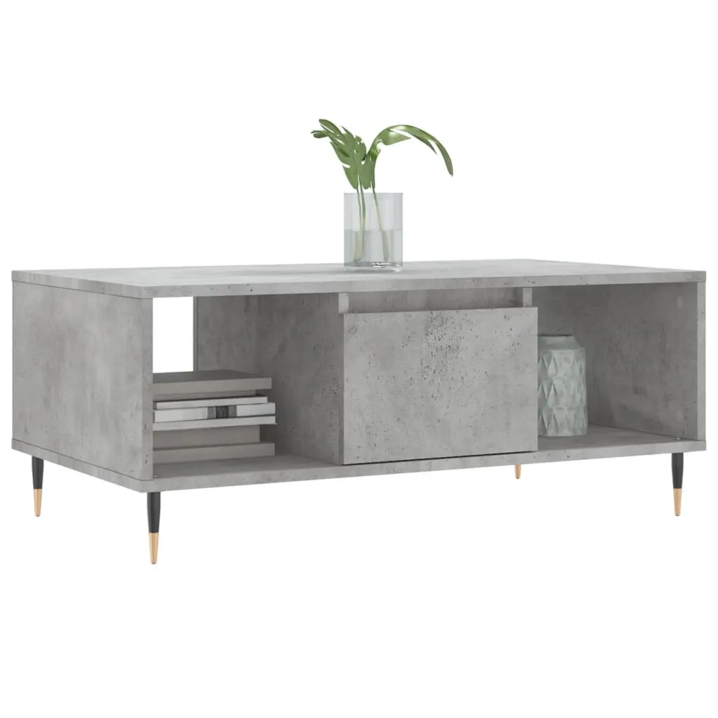 Tavolino da Caffè Grigio Cemento 90cm | Eleganza Urbana The Living Store - 4