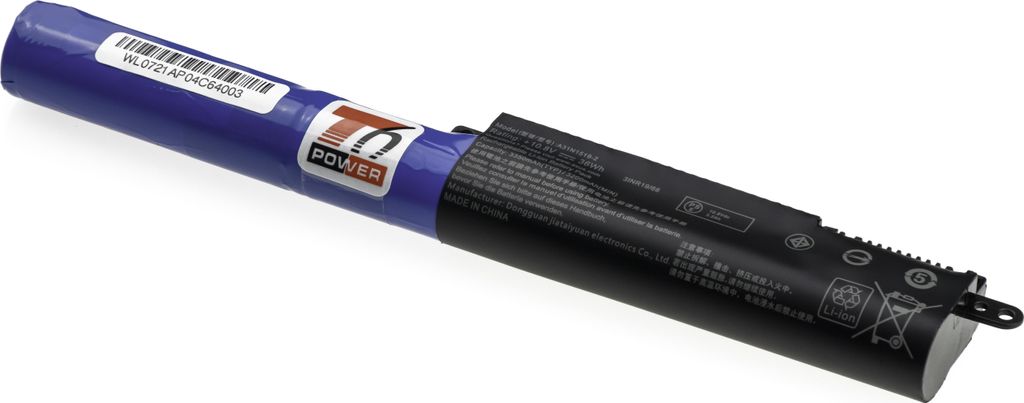 T6 Power Akku für Asus F540MB, Li-Ion, 10,8 V, 3300 mAh (36 Wh), schwarz