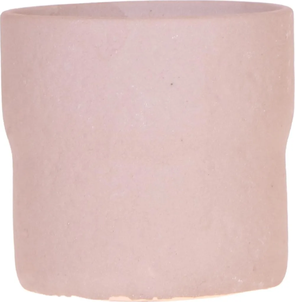 Pot de fleur design organique coloris sable 12cm style minimaliste