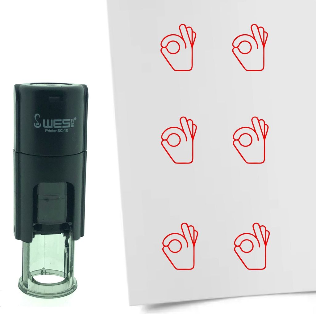 CombiCraft Selbstfärbender Stempel 'Handgebar OK' in der Produktbild 