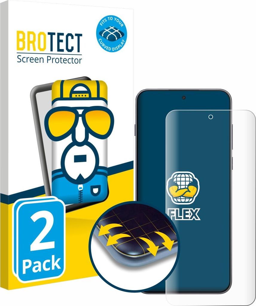 2x BROTECT Fullscreen Schutzfolie für OnePlus Nord 5 Displayschutz Folie Fullcover Klar Transparent