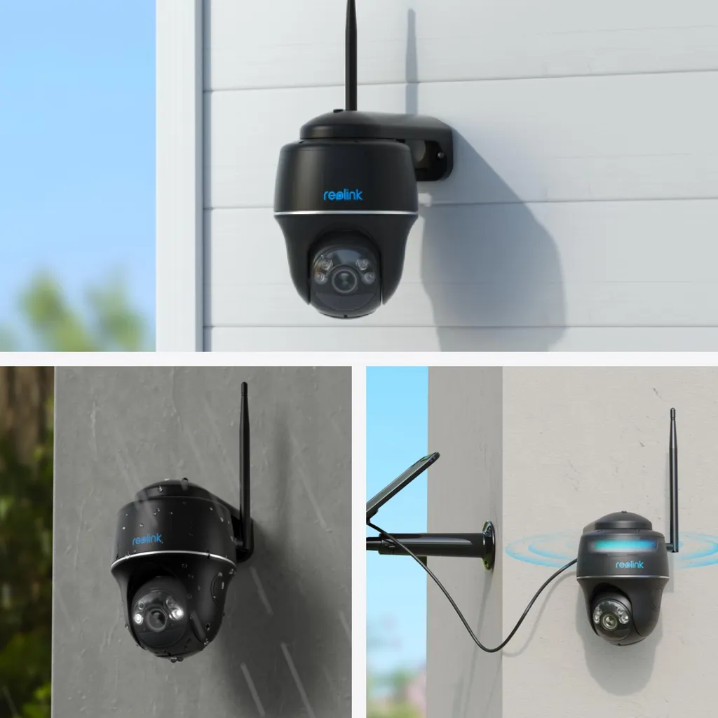 Offerta Reolink Argus PT 5MP Telecamera Batteria 360° USB-C Nero - 3