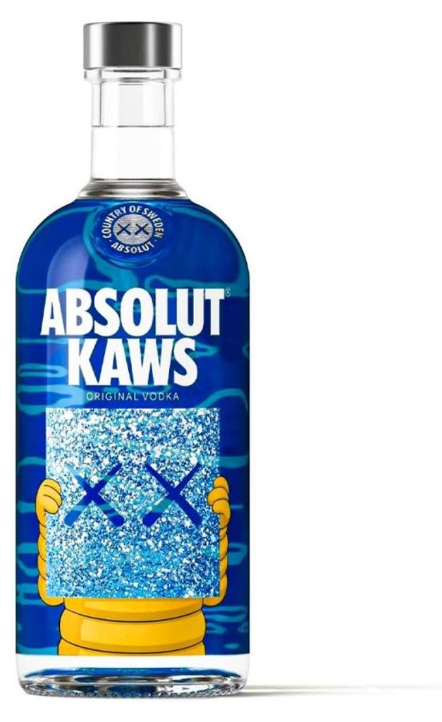 Absolut Vodka Special Edition KAWS 2026 Wodka Schweden  Produktbild 