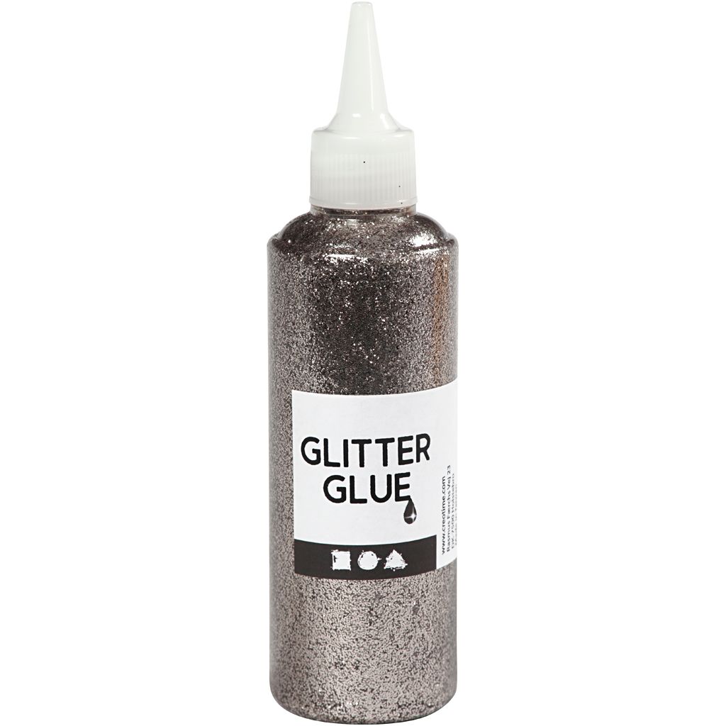 Creativ Company CC Glitzerkleber Silber 118 ml