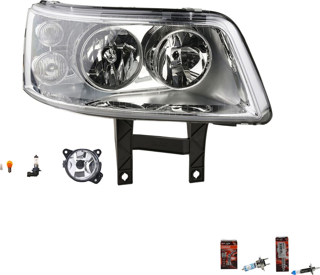 Johns, Scheinwerfer Osram Night Breaker Laser passend für VW Transporter T5 03-10/09 R 7H1941016T 7H1941016A 7H1941016G 7H1941016L 7H1941016C 7H19...