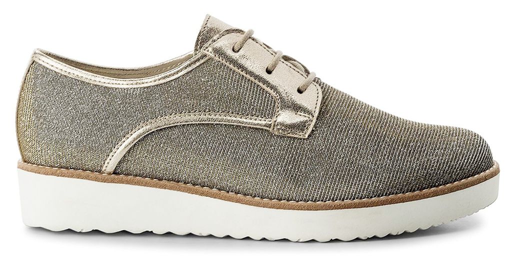 GABOR EFFEKT.MET Damen Halbschuhe aus Platinleder 39
