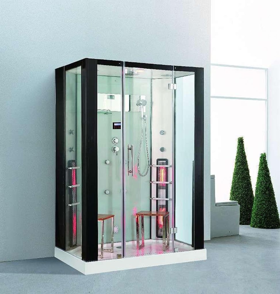 Dampfdusche Florida inkl. Infrarotsauna 145x90cm