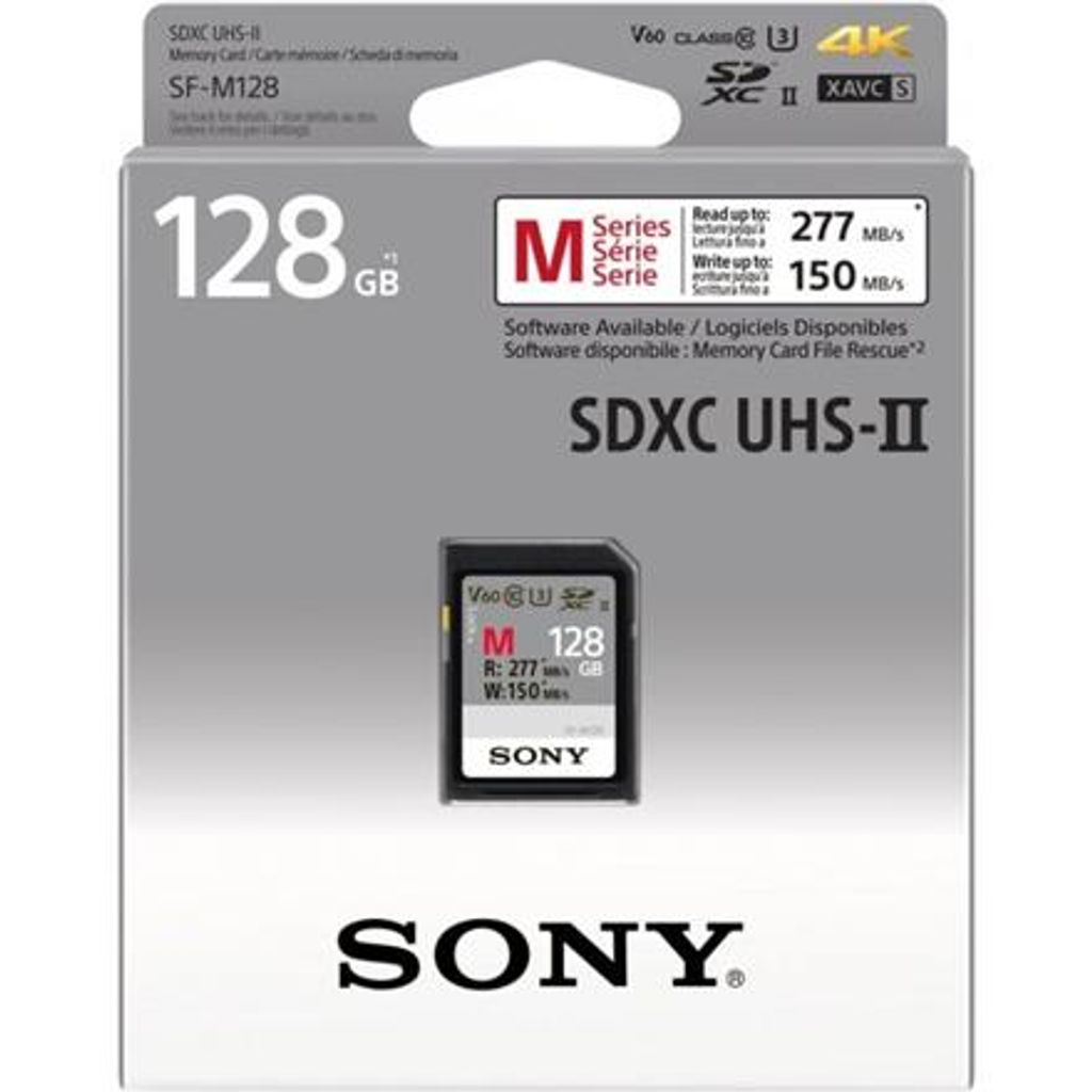 Sony SDXC M Tough series   128GB UHS-II Class 10 U3 V60 Produktbild 