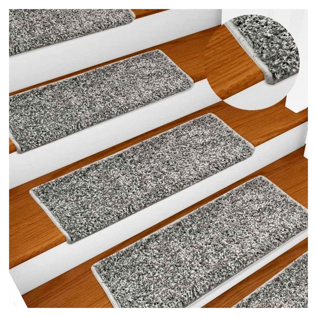 Stufenmatten 10 Stück 65x21x4 cm grau