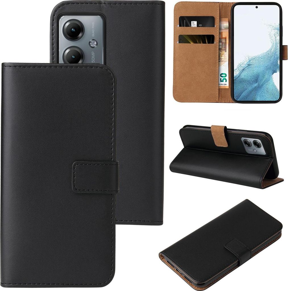 Handy Hülle für Motorola Moto G14 Klapphülle Bookcase Flip Produktbild 