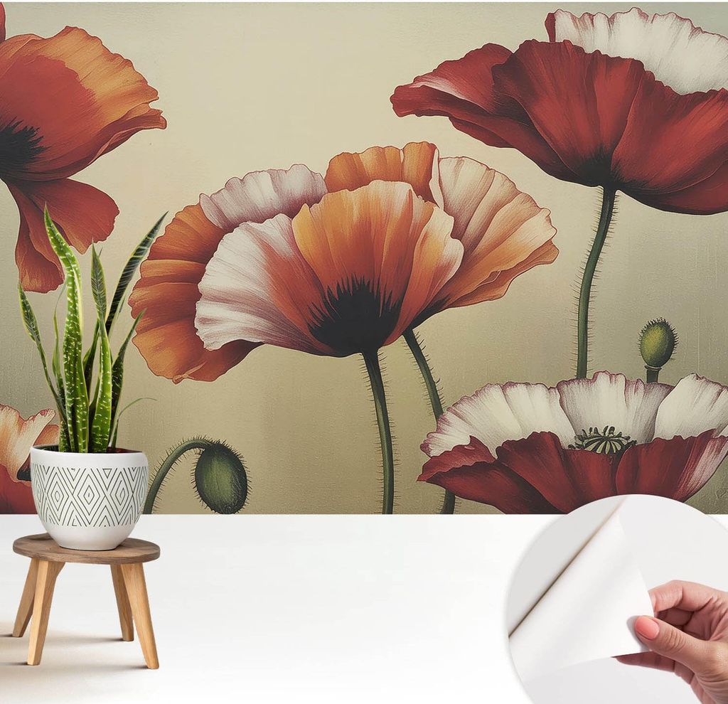 Fototapete selbstklebend - 208x146 cm - Tapete - Wandtapete - Wandbilder - Klebefolie - Dekofolie - Tapete Folie - Wand - Dekoration - Wohnzimmer -...