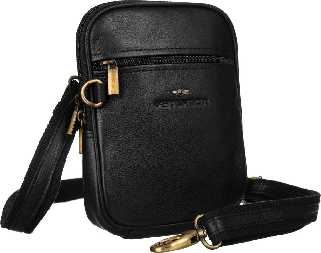 Herren-Umhängetasche aus Leder - Peterson