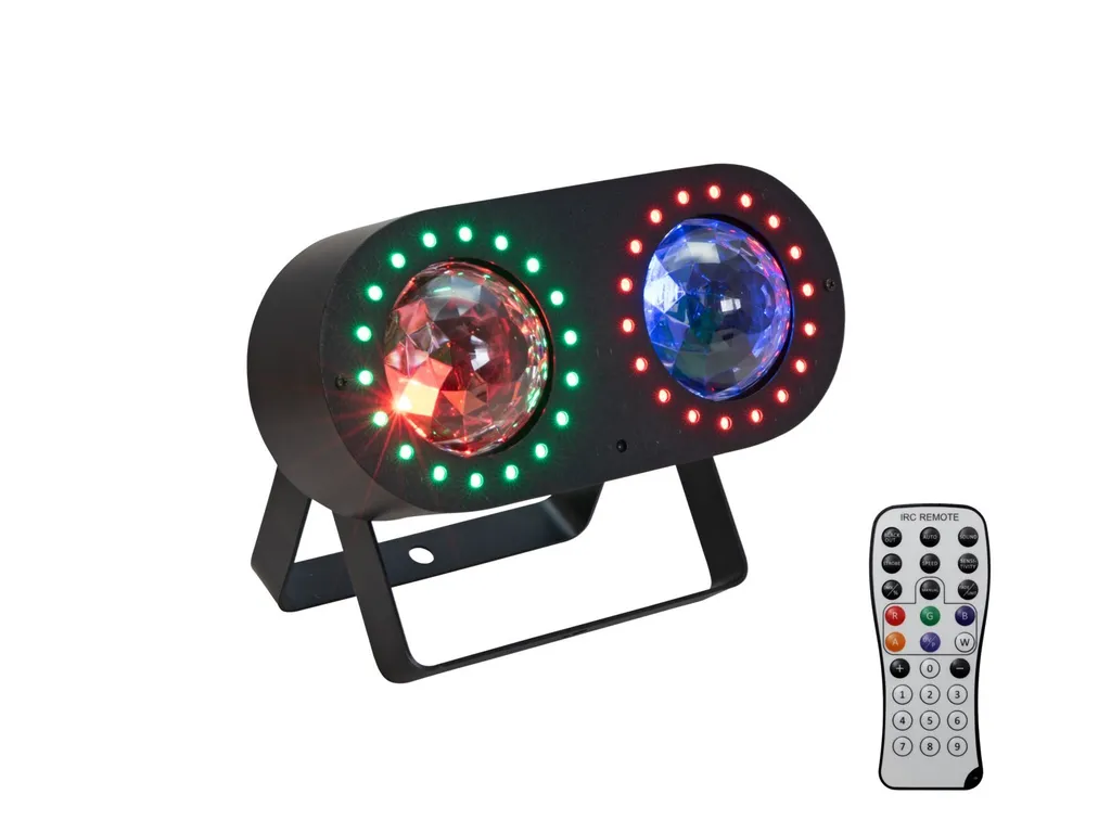 Projecteur Effet LED de Soirée Eurolite DMF-3 Stroboscope et Flower