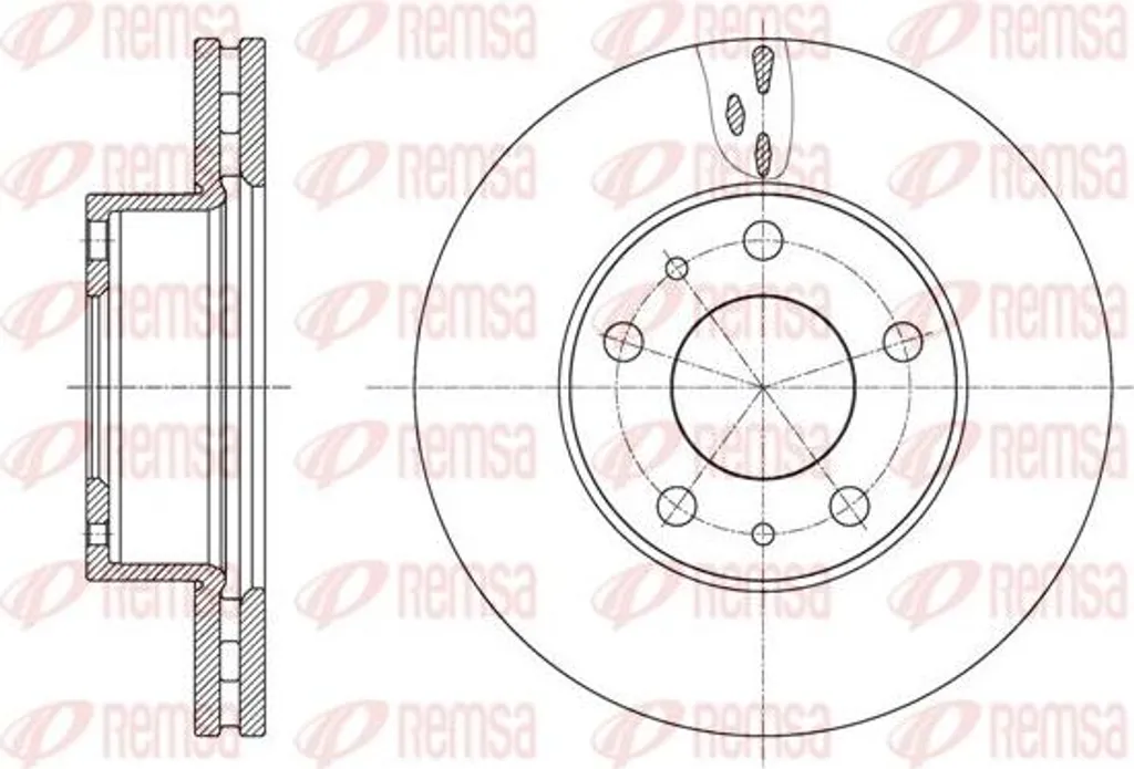 Disque de frein haute performance pour Ducato - Remsa 61637.10