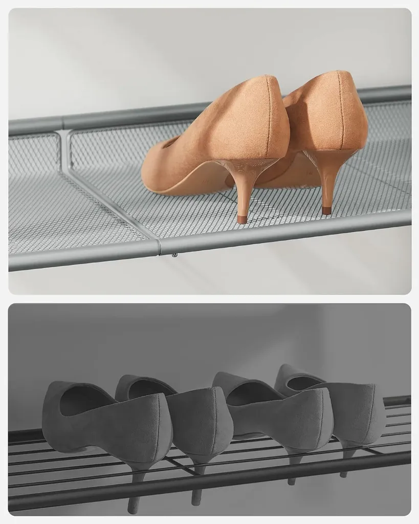 Solution Gain de Place : Étagère à Chaussures 5 Niveaux Métal Modulable - 6