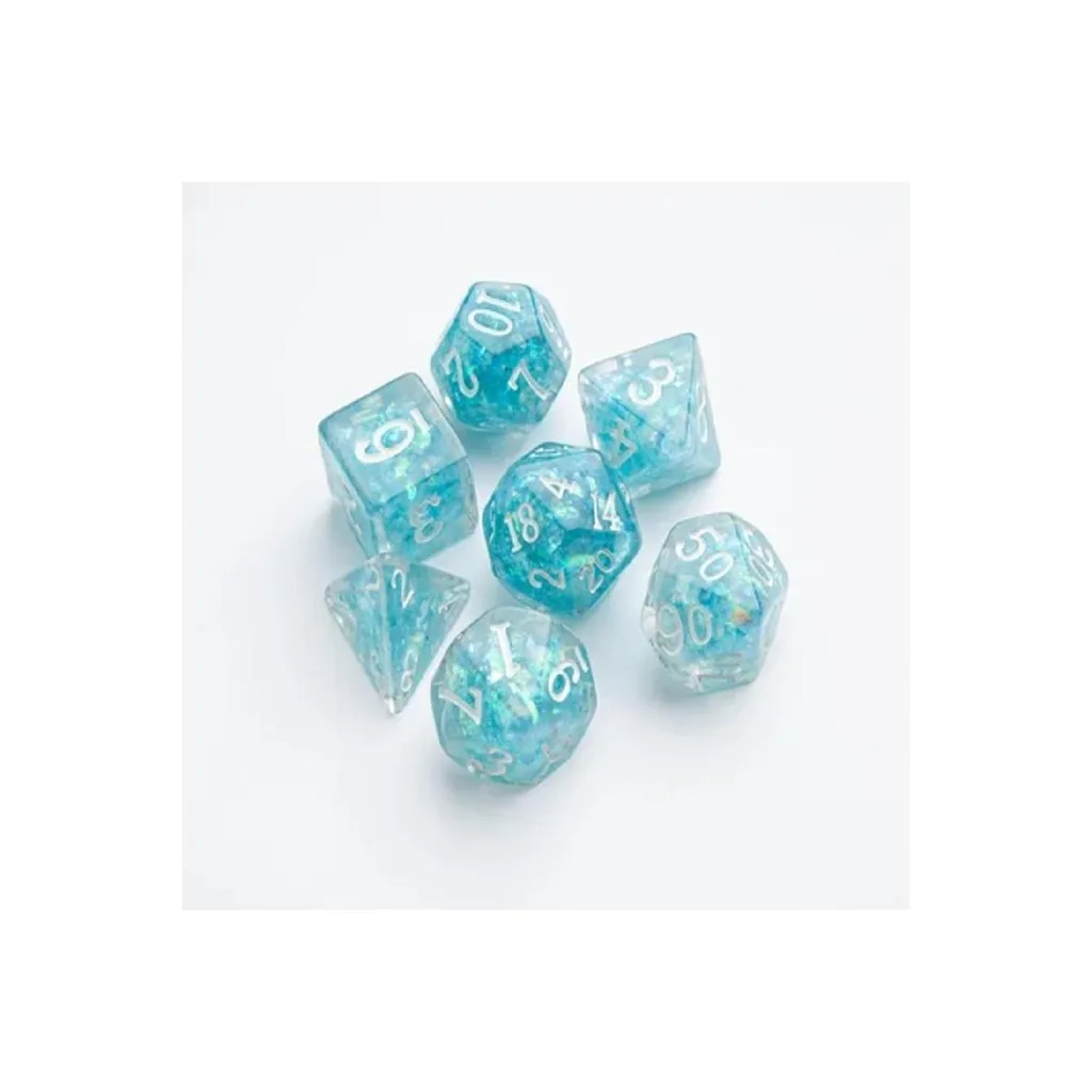 Accessoires de jeux de rôle : Set de dés polyédriques Blueberry