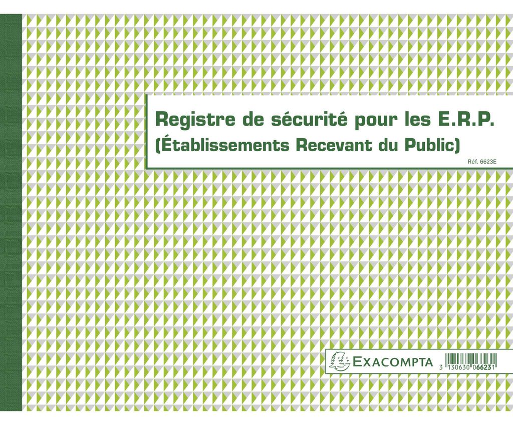 Exacompta Piqûre 24x32cm Registre de sécurité pour Image du produit 