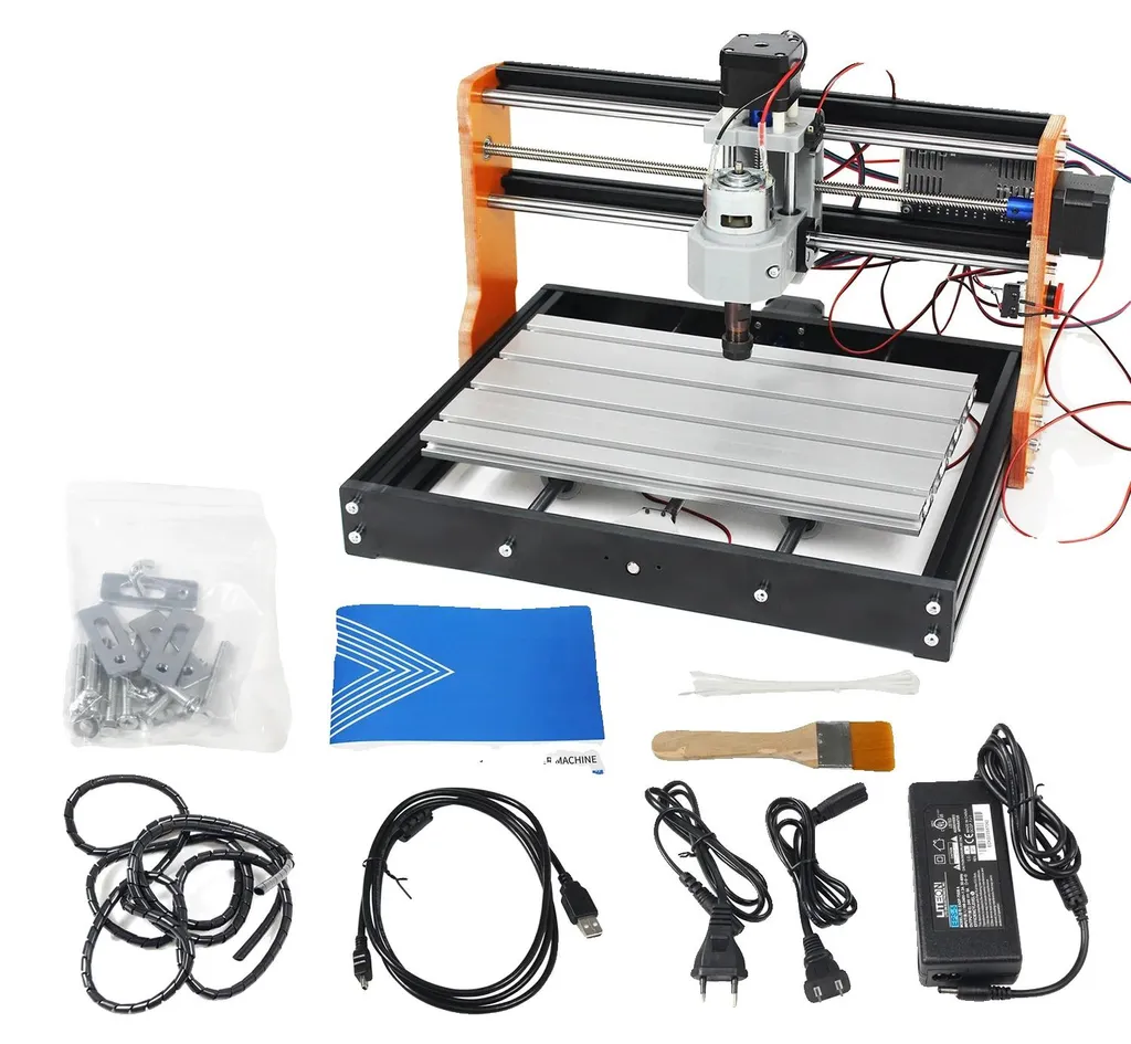 Machine CNC GRBL 3 axes 10W - Gravure haute puissance pour bois et PVC