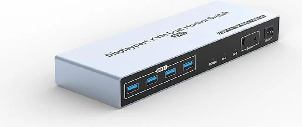 Commutateur KVM 8K HDMI 2.1 Haute Vitesse avec 4 Ports USB 3.0 Hub