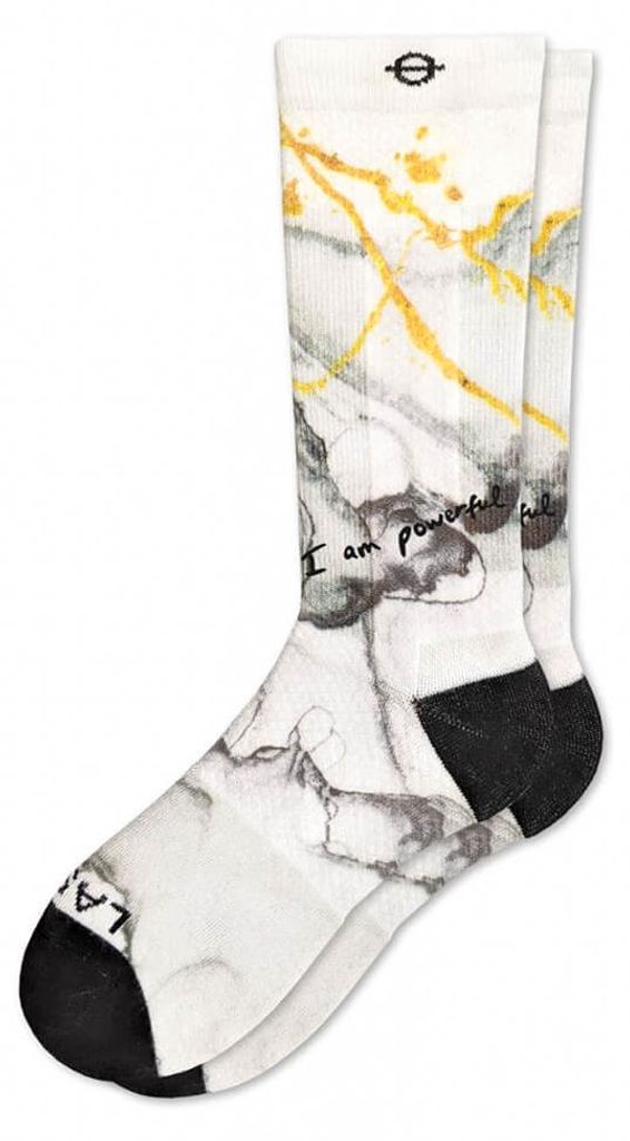 Performance Compression Socks Light Marble