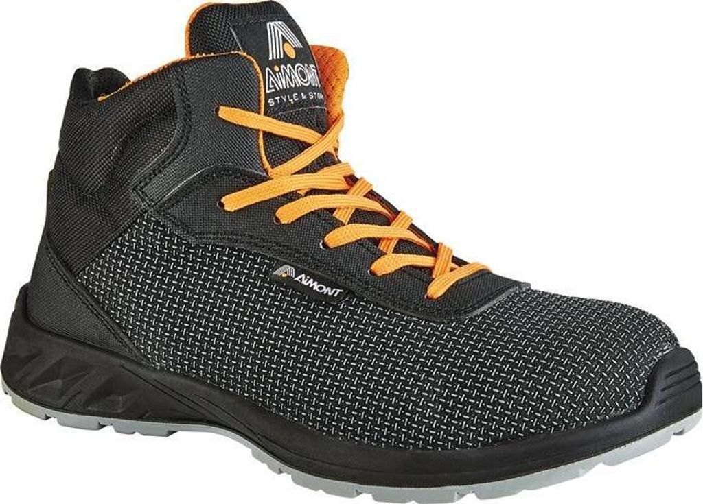 AIMONT Sicherheitsschuhe AVANGER S3 schwarz / orange  Größe Produktbild 