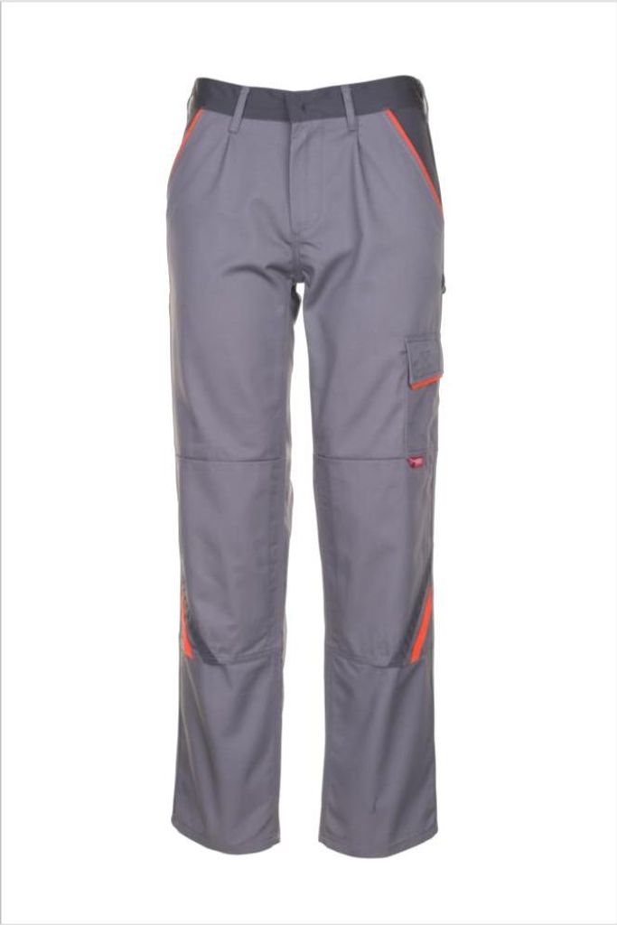 Planam Bundhose Visline, Gr. 30 zink/orange/schiefer