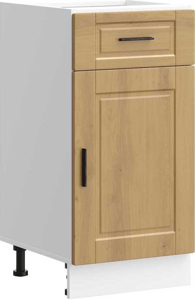 Küchenunterschrank Porto Artisan-Eiche Holzwerkstoff