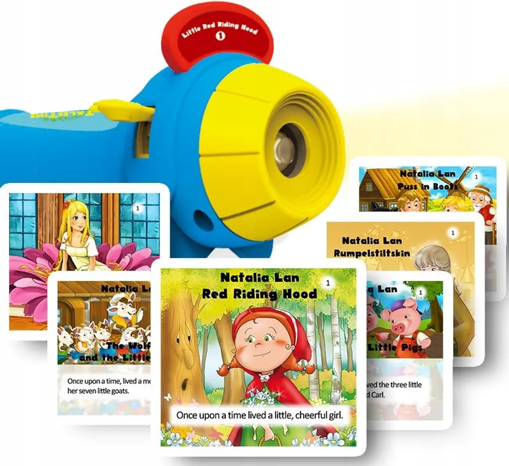 Projecteur de Contes Lumineux TalesTime : 6 Histoires et Images Enfant