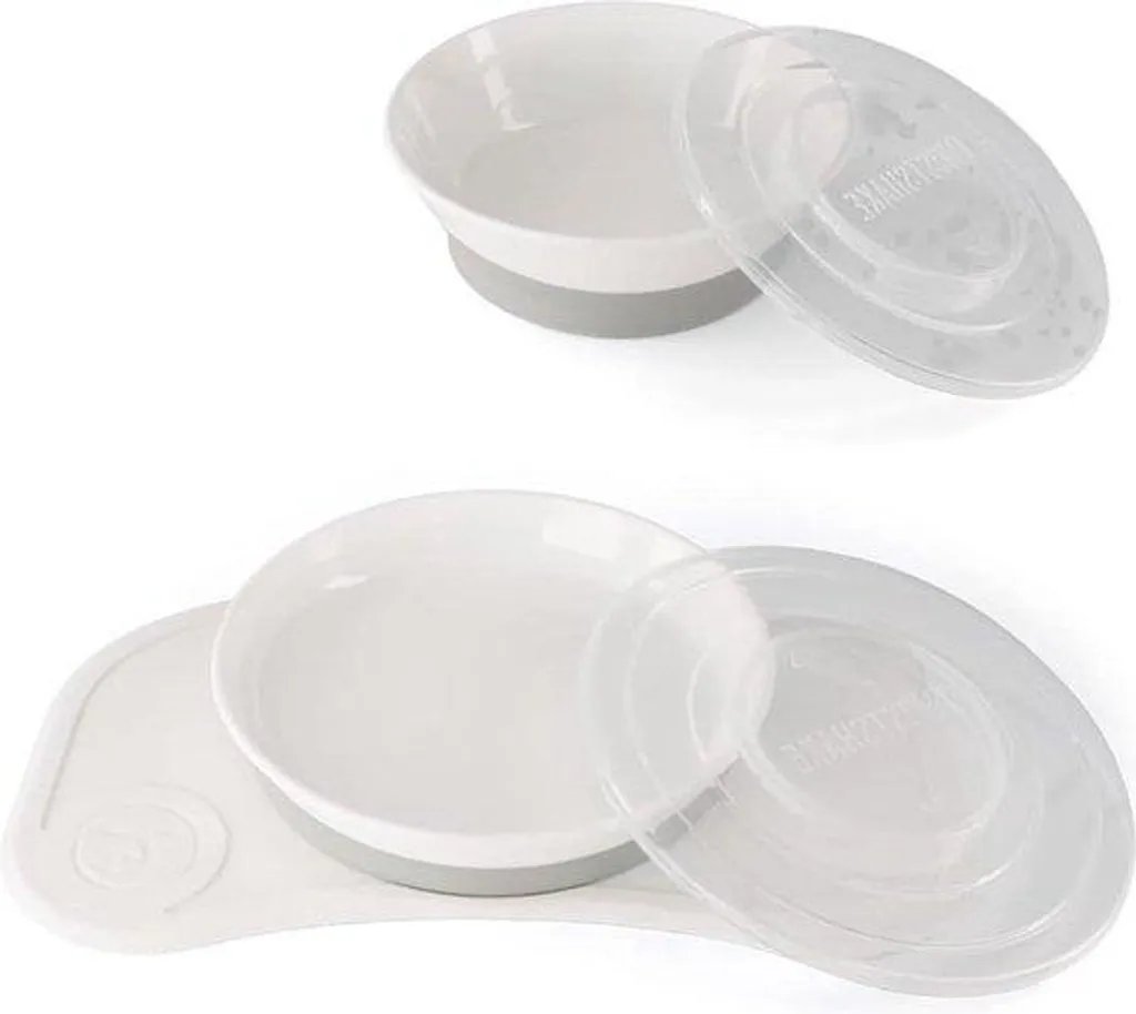 Set de table bébé sans BPA blanc format Mini 31x17 cm hygiénique
