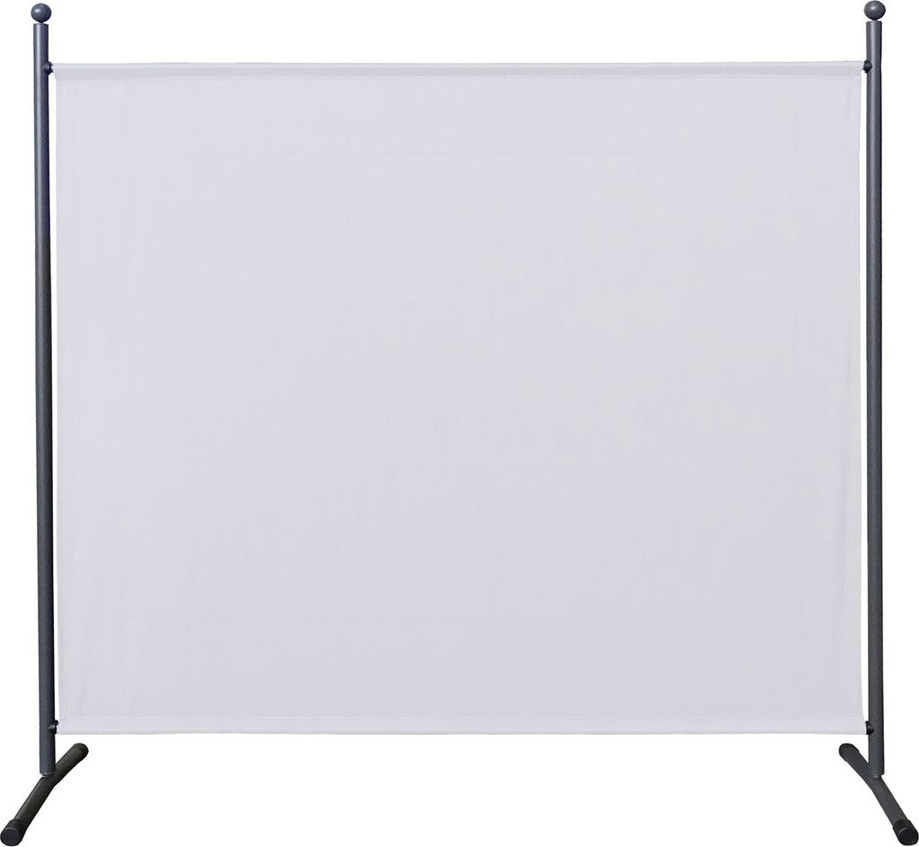 Paravent Outdoor Wetterfest 180 x 178 cm Weiß | Raumteiler Produktbild 