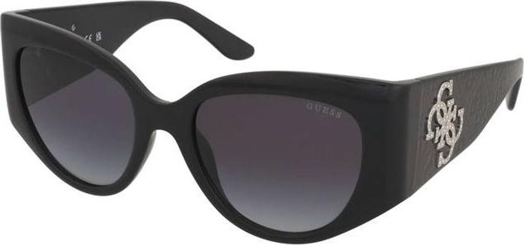 Guess GU00202 Shiny black 54/19/135 Damen Sonnenbrillen