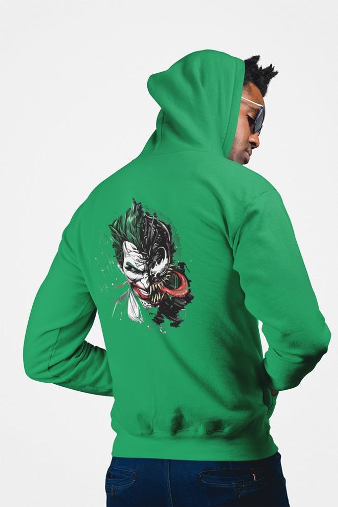 D&B Uni Hoodie ZIPMO00017 Joker Grün-Größe L