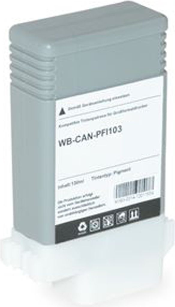Kompatibel Druckerpatrone für Canon PFI-103MBK XL Matt Schwarz von ABC