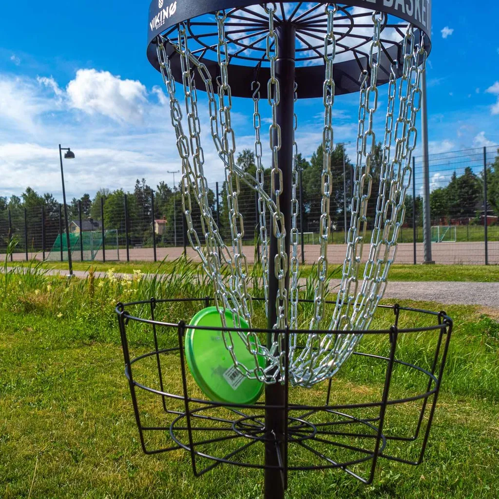 Viking Discs Royal Basket Édition Noire - Panier de Disc Golf de Précision